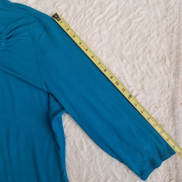 Soft Surroundings Roundneck 3/4 Sleeve Shirt 3X - Picture 7 of 10